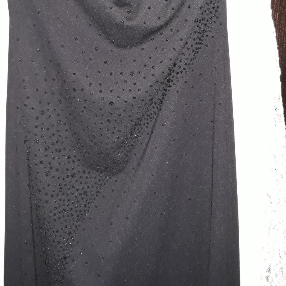 floor length embellished cocktail dress